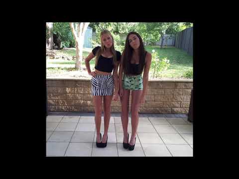 Leggy girls in tight dresses, heels, pantyhose & stockings mix - 0010