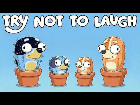 BLUEY - Best TRY NOT TO LAUGH - COMPILATION 🤣 FULLY COOKED [YTP]