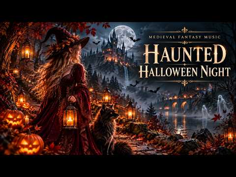 A Haunted Halloween Night 🎃 Halloween Celtic Music | Medieval Fantasy Ambience