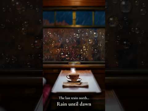 POV: you took the last night train and it rained until dawn 🌧️🚂