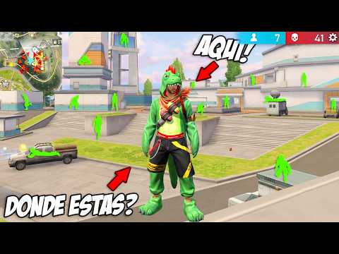 EL PEOR ESCONDITE DE FREE FIRE! 😂 MOMENTOS GRACIOSOS FREE FIRE