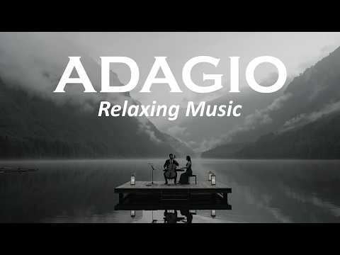 Best Beautiful Adagio Rachmaninoff Style Piano & Cello | Deep Focus Adagio for Relaxing Sleeping