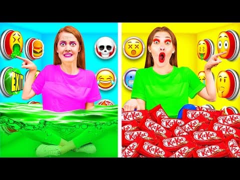 Tantangan 1000 Tombol Misteri Cuma 1 yang Ngelolosin Kamu | Trik Dapur Lucu Best Funny Challenges