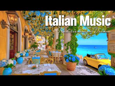 🎶 Italian Vibes & Mediterranean Music 🎶 Relaxing Amalfi Coast & Lake Como Scenery 4K