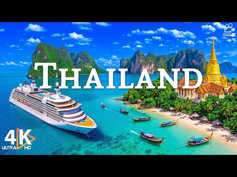 THAILAND 4K 🇹🇭 Discover Thailand’s Tropical Paradise 🌴 Stunning Beaches, Golden Temples
