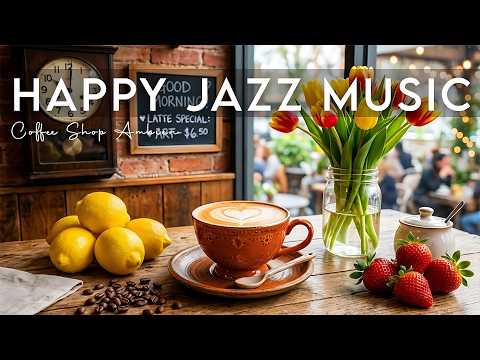 Happy Jazz Music ☕ Bossa Nova background for Relaxing, Great Moods and Happy Moods