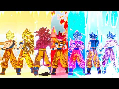 DRAGON BALL: Sparking! ZERO - Goku All Transformations & Ultimate Attacks (4K 60FPS)