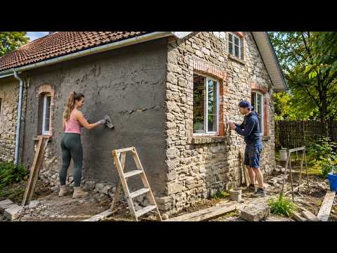 Couple spends 3 years renovating an abandoned French house into their dream home | by@Renovacile