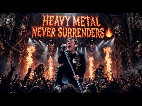 Iron Maiden, Manowar, Judas Priest — HEAVY METAL NEVER SURRENDERS 💀 | Legendary Arena Metal Mix