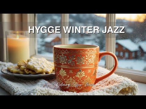 Hygge Winter Jazz ☕ Cozy Snowfall Morning Coffee | Warm Bossa Nova Piano for Relaxation