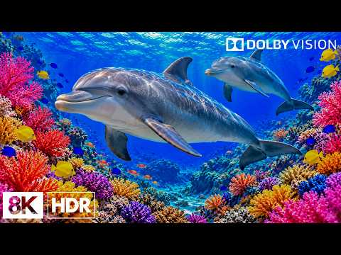 Crystal Blue Aquarium 8K 🐠🌊 Exotic Tropical Fish & Vibrant Coral Reefs | Ultimate Relaxation