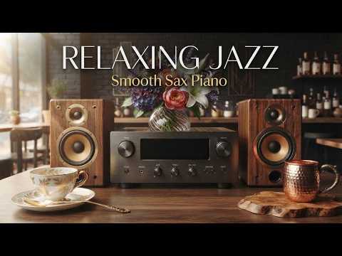 Relaxing Smooth Jazz   Warm Saxophone & Piano Music for Coffee, Reading and Stress Relief Vol 01