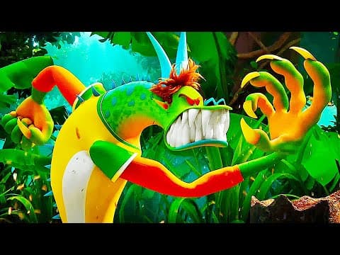 Drac And Johnny In The Jungle Scene | HOTEL TRANSYLVANIA TRANSFORMANIA (2022) Movie CLIP HD