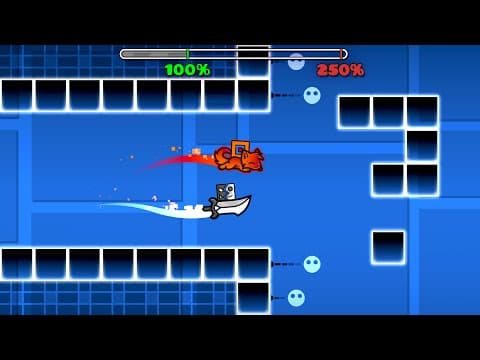 Полные ВЕРСИИ УРОВНЕЙ, но У НАС ОДНА ПОПЫТКА в Geometry Dash