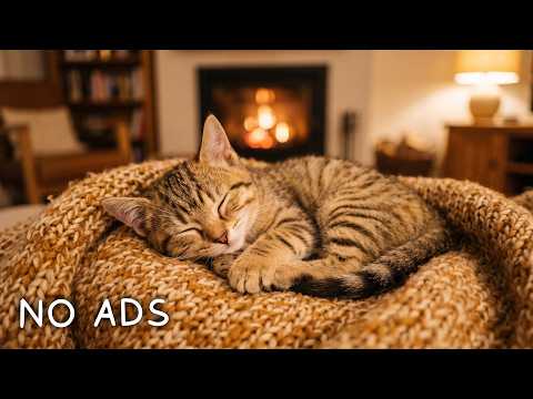 Soothing Cat Sleep Music 😺🎵 Gentle Piano Melodies for Relaxation & Peaceful Deep Sleep 💤