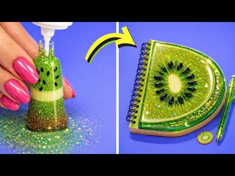Aesthetic School Supplies DIY! 🤯🌈 Cute Crafts & Genius Hacks for Students 🎒✨