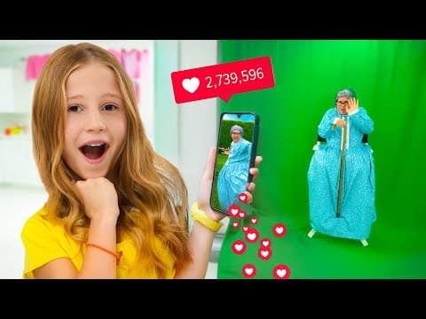 Nastya y una lección de cortesía del mago