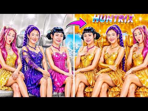 Rich Vs Poor Vs Giga Rich Girls At The K-POP Demon Hunters Makeover Contest!