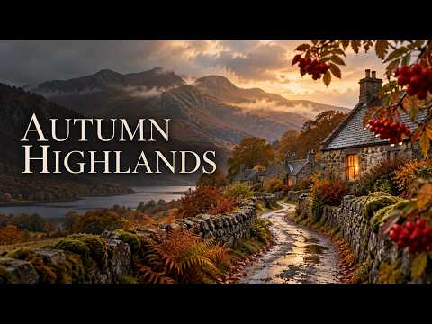 Golden Autumn in the Highlands 🍂 | Peaceful Celtic Music for Reading & Relaxation