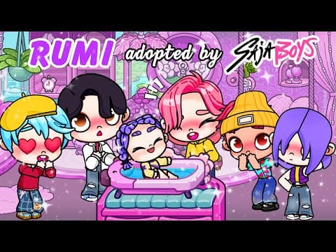 RUMI Adopted by SAJA BOYS 💜😱 | Avatar World Roleplay | Pazu