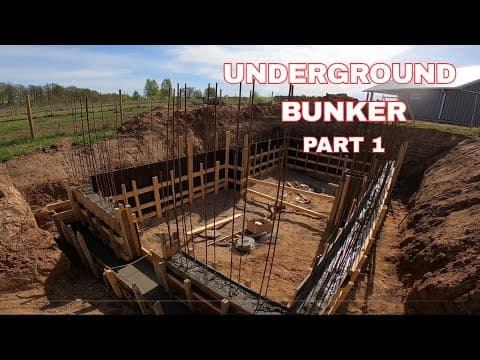 Building A DIY Underground Bunker From Scratch | Transformation Part 1