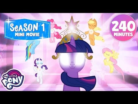 MEGA COMPILAÇÃO DA 1ª TEMPORADA😊🦋💕 | My Little Pony: A Amizade é Mágica | 2 HORAS
