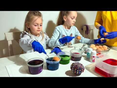 Vopsim ouăle de Paște 🥚 Ou cu pietre Swarovski! 💎