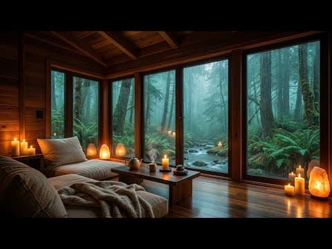 Rainy Spa Retreat 🌧️ Peaceful Ambient Music for Deep Relaxation, Meditation & Sleep