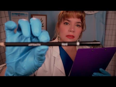 ASMR Observing, Measuring, & Sketching You | Medical Roleplay
