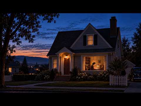 Writing by the Radio Before Dawn, 1947 | Soft 1940s Oldies | Sleep & Work