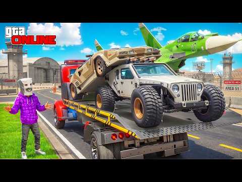 УГНАЛ ЧИТЕРСКИЕ ТАЧКИ НА ВОЕННОЙ БАЗЕ В GTA 5! БИТВА ЭВАКУАТОРОВ В ГТА 5 ОНЛАЙН | НАШЕЛ 3 ТАЧКИ