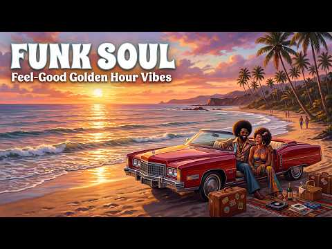Feel the Golden Rhythm! 🌅 | Funk Soul Hilltop Sunset | 70s Funk Soul Music for Chill