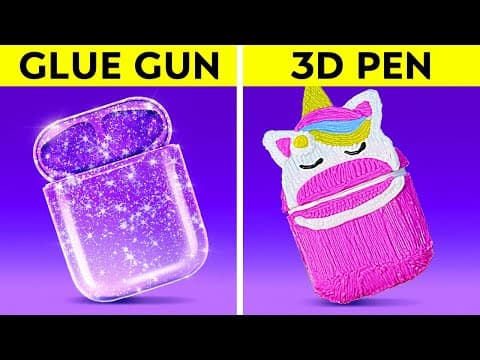 GLUE GUN VS 3D PEN BATTLE || Amazing DIY Jewelry And Repair Tricks For Any Occasion by 123GO! SCHOOL