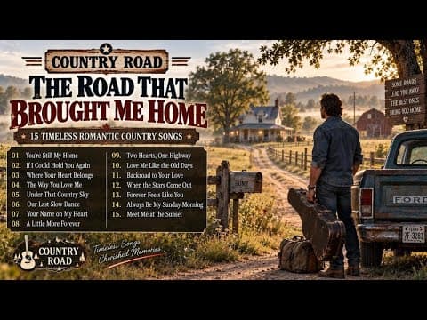 THE ROAD THAT BROUGHT ME HOME 🤠 | Romantic Country Songs for Long Drives & Nostalgia
