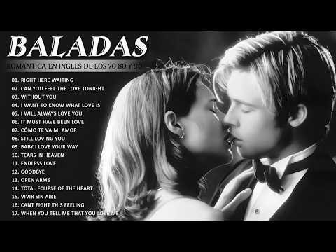 💖 50 Grandes Éxitos Románticos 80s 90s || Baladas en Inglés Inolvidables