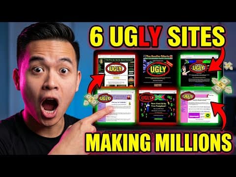 I Found 6 UGLY Websites Making MILLIONS While You Sleep (Here's How?)
