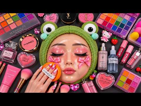 Satisfying Video How I Do Watermelon Makeup | Cream & Foundation Relaxing ASMR for Stress Relief