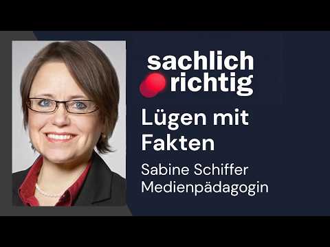 Lügen mit Fakten - Sabine Schiffer deckt auf