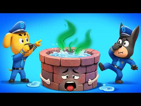 Why Is the Well Rumbling | Fun Science Story | Detective Cartoon | Sheriff Labrador