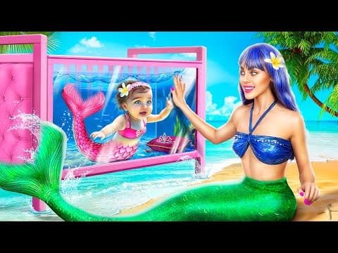 How to Become a Mermaid! I Was Adopted by a Mermaid Family