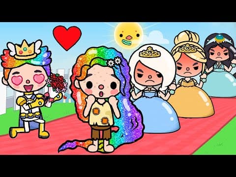Rich and Poor Princess | Toca Life Story | Toca Boca