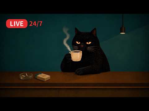 🔴 24/7 LIVE | Coffee Keeps Time. — Vintage Noir Jazz for Coffee, Work & Relaxation