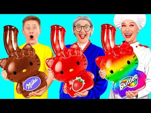 Me vs Grandma Cooking Challenge | Funny Food Challenges