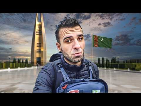 Am intrat pe jos în Turkmenistan, cea mai BIZARĂ dictatură din lume 🇹🇲