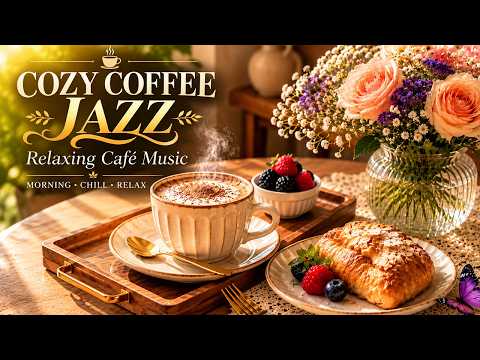 Cozy Coffee ☕ Relaxing Jazz & Café Music | Smooth Morning Jazz for Relaxing
