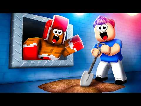 Сбежали из Самой ОХРАНЯЕМОЙ ТЮРЬМЫ в РОБЛОКС! Roblox