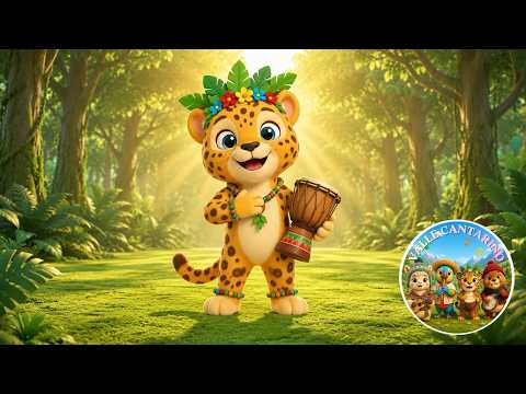 ¡Salta como Yana! 🐆 Canción para saltar y moverse | Valle Cantarino