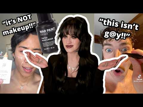 straight men are mansplaining makeup on tiktok