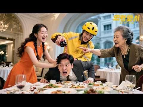 Người giàu nhất giả làm nhân viên giao đồ ăn thử tình yêu,cô gái say đắm,danh tính thật gây sốc#phim