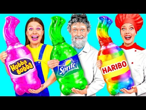 Mig vs Bedstefar Madlavning Udfordring | Sjove Køkken Hacks